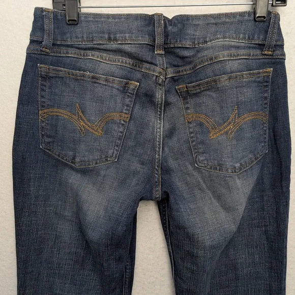 Wrangler Bootcut Jeans Womens 9x34 Dark Wash Stretch Denim 1009MWZAH - Picture 4 of 12